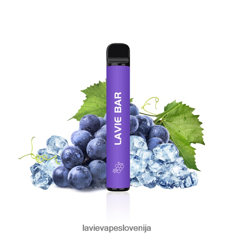 LAVIE Vape Ljubljana - LAVIE BAR 2 različica 800 vpihov grozdni led V22B66322