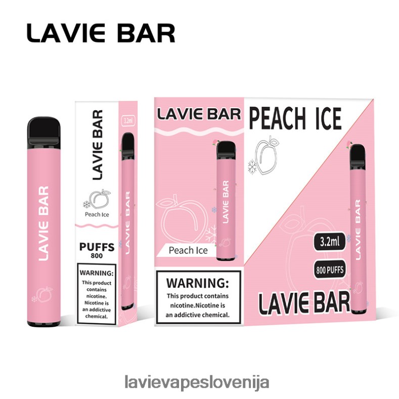 LAVIE Vape Ljubljana - LAVIE BAR 800 vpihov breskov led V22B66314