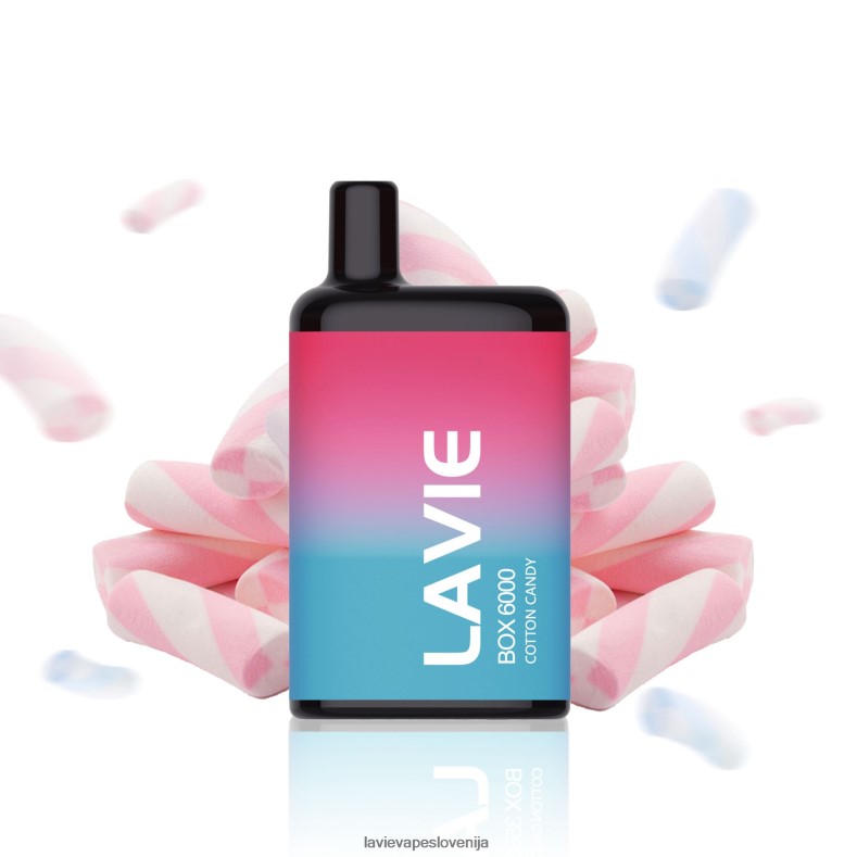 LAVIE Vape Ljubljana - LAVIE BOX 6000 vpihov sladkorna vata V22B66206