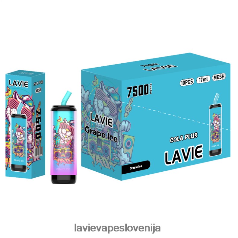 LAVIE Vape Ljubljana - LAVIE Cola Plus 7500 vpihov grozdni led V22B66254