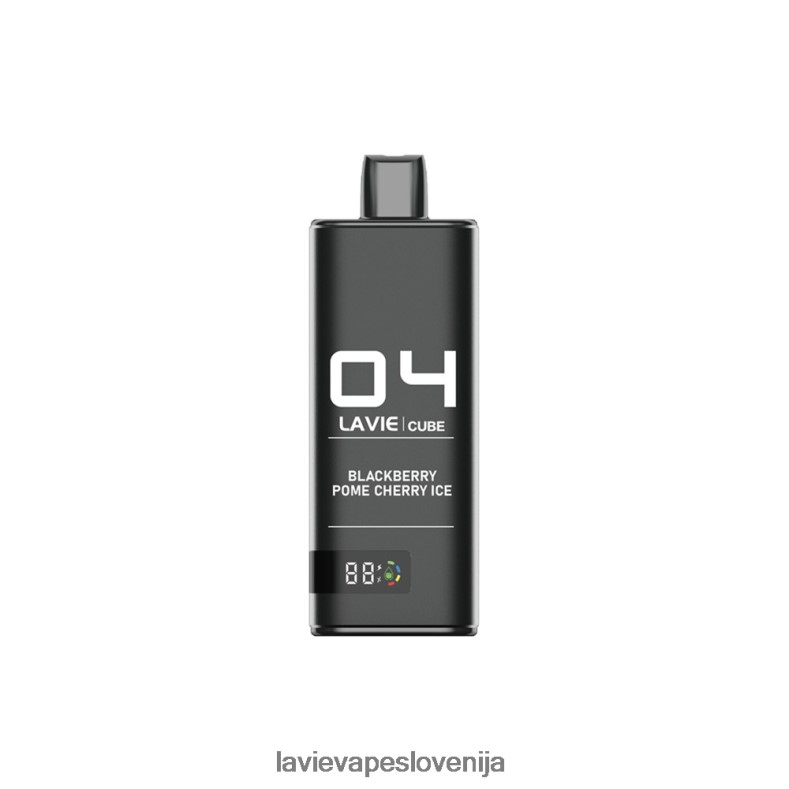 LAVIE Vape Ljubljana - LAVIE Cube 20000 vpihov češnjev led iz robidnic V22B6638
