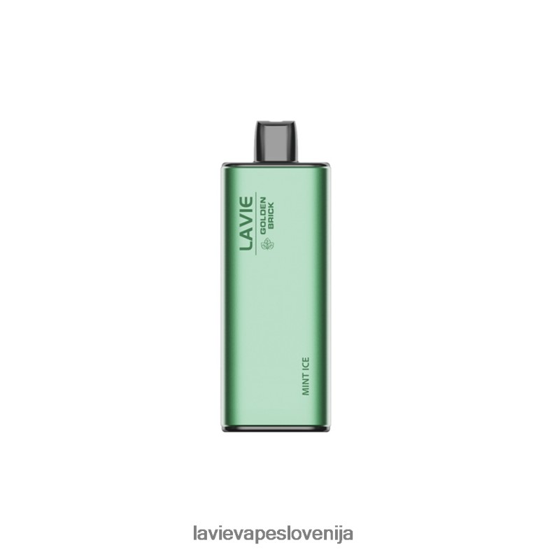 LAVIE Vape Ljubljana - LAVIE GOLDEN BRICK 10000 vpihov metin led V22B6662