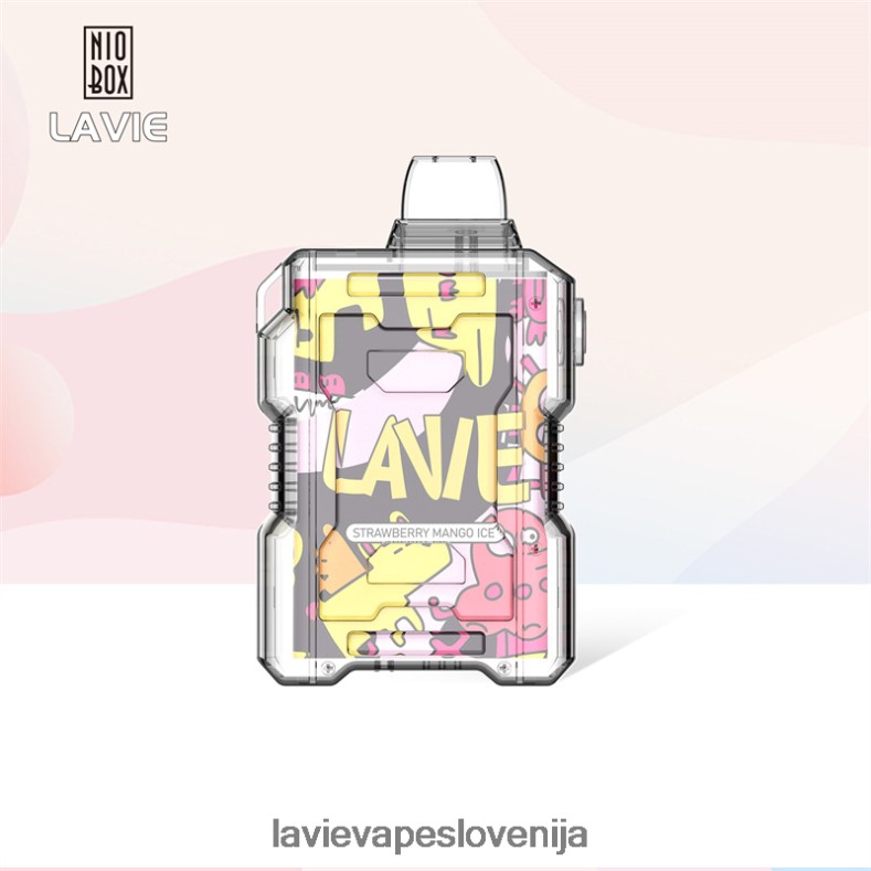 LAVIE Vape Ljubljana - LAVIE NIO BOX 9000 vpihov jagodni mangov led V22B66190