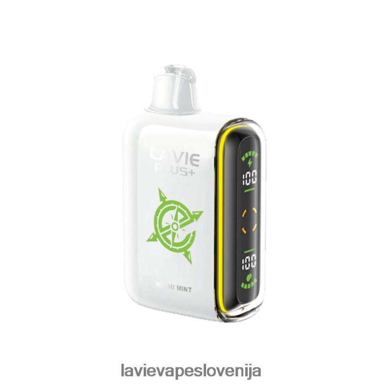 LAVIE Vape Ljubljana - LAVIE PLUS 15000 vpihov miami mint V22B6698