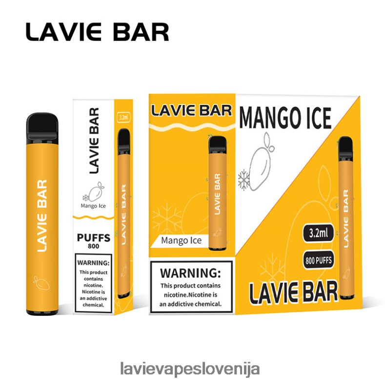 LAVIE Vape Slovenija - LAVIE BAR 800 vpihov mangov led V22B66309