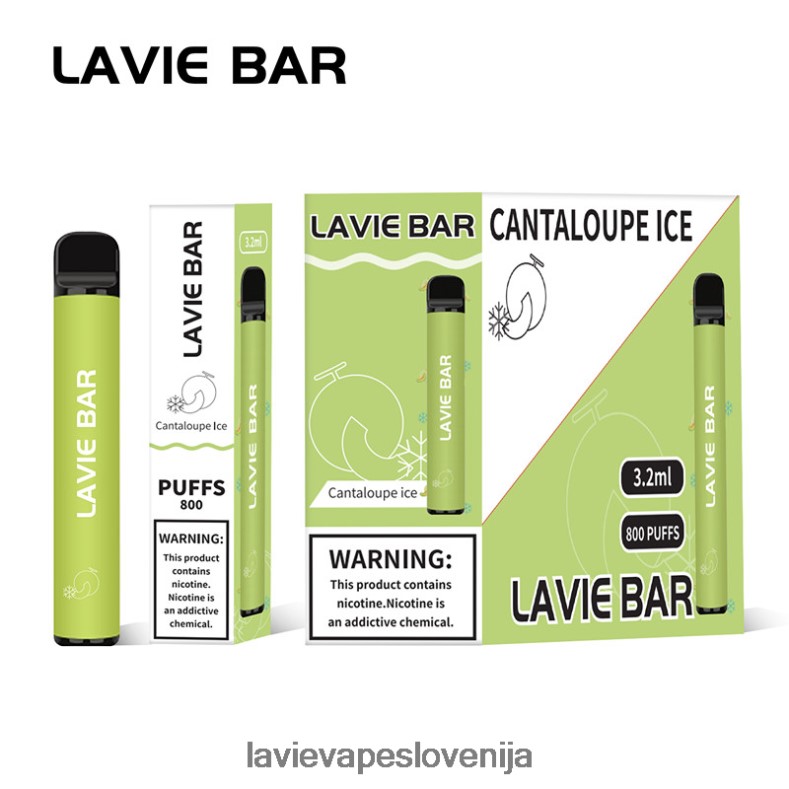 LAVIE Vape Slovenija - LAVIE BAR 800 vpihov melonov led V22B66317