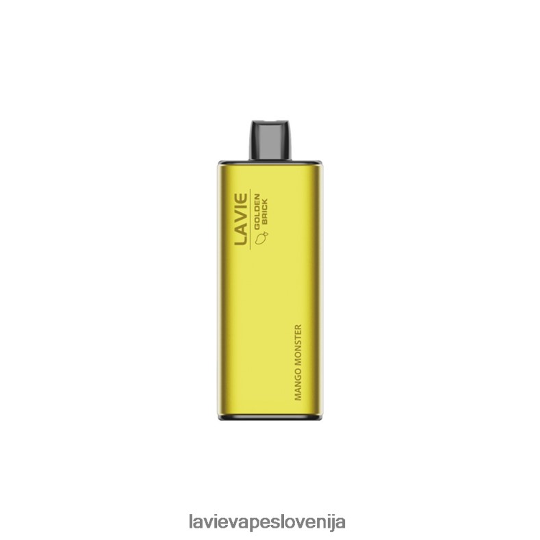 LAVIE Vape Slovenija - LAVIE GOLDEN BRICK 10000 vpihov mangova pošast V22B6661