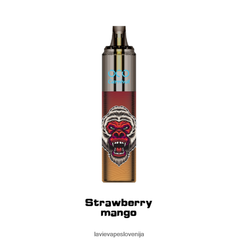 LAVIE Vape Slovenija - LAVIE OCO pustnih 10000 puhov jagodni mango V22B66357