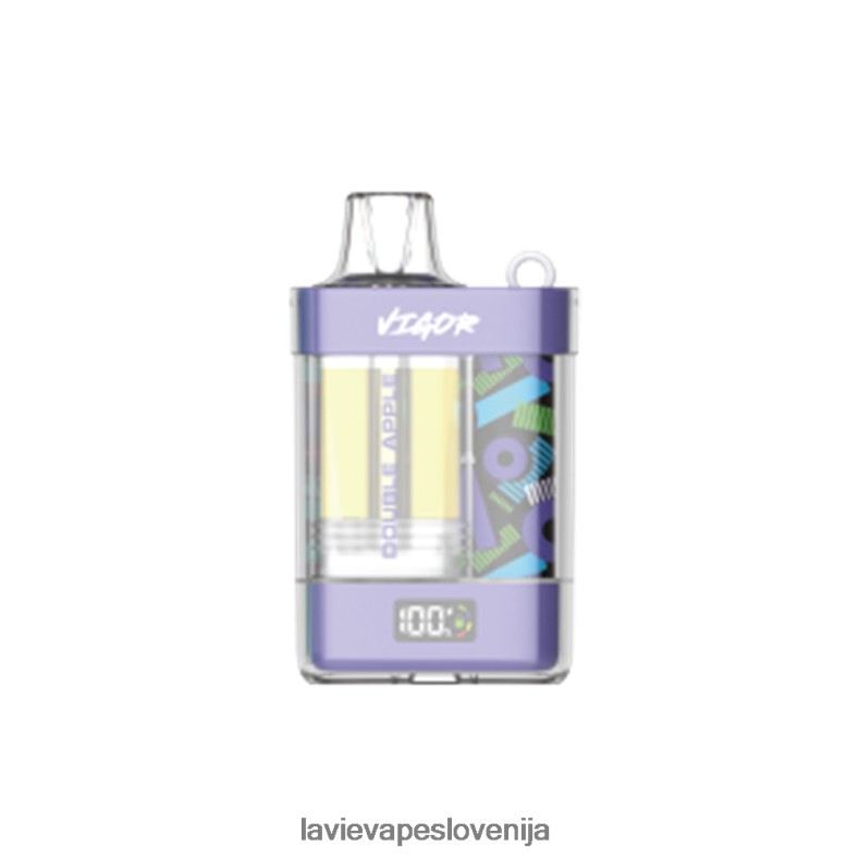 LAVIE Vape Slovenija - LAVIE VIGOR 15000 vpihov dvojno jabolko V22B665