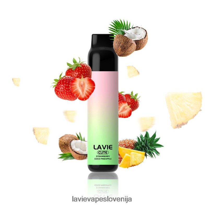 LAVIE Vapes - LAVIE BAR 3000 vpihov jagoda kokos jabolko V22B66291