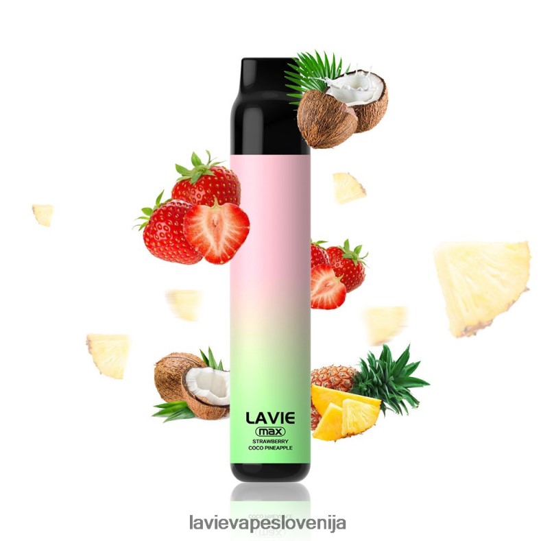 LAVIE Vapes - LAVIE BAR 5000 vpihov - maks jagoda kokos jabolko V22B66283