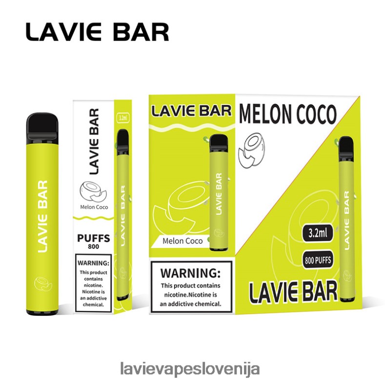 LAVIE Vapes - LAVIE BAR 800 vpihov melona kokos V22B66315