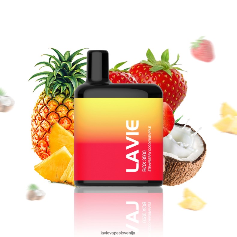 LAVIE Vapes - LAVIE BOX 3500 vpihov jagoda kokos ananas V22B66207