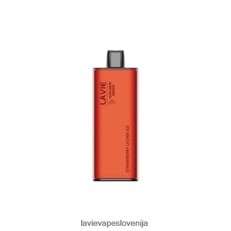 LAVIE Vapes - LAVIE GOLDEN BRICK 10000 vpihov jagodni liči led V22B6667