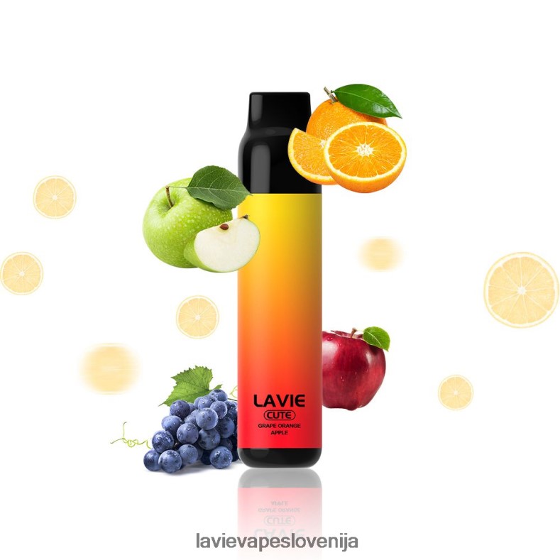 LAVIE Vapes Slovenija - LAVIE BAR 3000 vpihov grozdje oranžno jabolko V22B66288