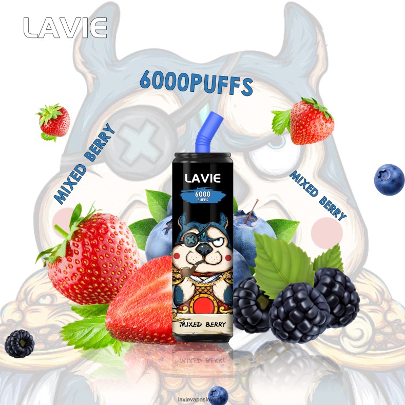 LAVIE Vapes Slovenija - LAVIE Coke BAR 6000 vpihov mešano jagodičje V22B66272