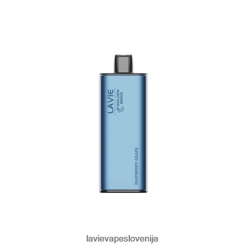LAVIE Vapes Slovenija - LAVIE GOLDEN BRICK 10000 vpihov malina grozdje V22B6664