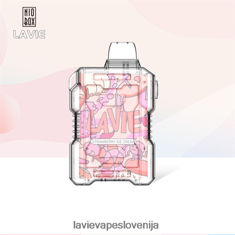 LAVIE Vapes Slovenija - LAVIE NIO BOX 9000 vpihov jagodni sladoled V22B66196