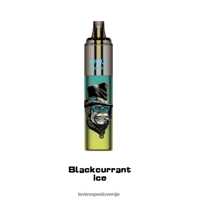 LAVIE Vapes Slovenija - LAVIE OCO pustnih 10000 puhov led iz črnega ribeza V22B66348