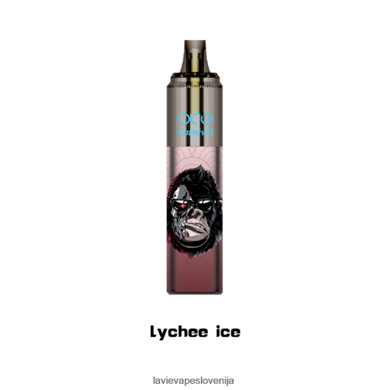 LAVIE Vapes Slovenija - LAVIE OCO pustnih 10000 puhov ličijev led V22B66352