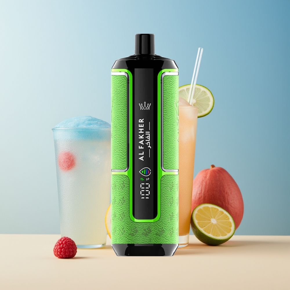 Veleprodaja Slovenija Al Fakher Crown Bar 15K Hipermax Naprava za Vapenje na Enkratno Uporabo Modri Malin Limonada