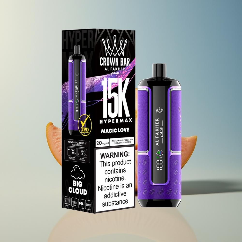 Veleprodaja Slovenija Al Fakher Crown Bar 15K Magična ljubezen 22ml 600mAh