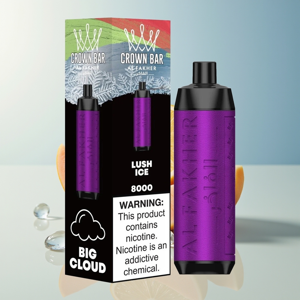 Veleprodaja Slovenija Al Fakher Crown Bar 8000 Ledenito Sočno 600mah 18ml