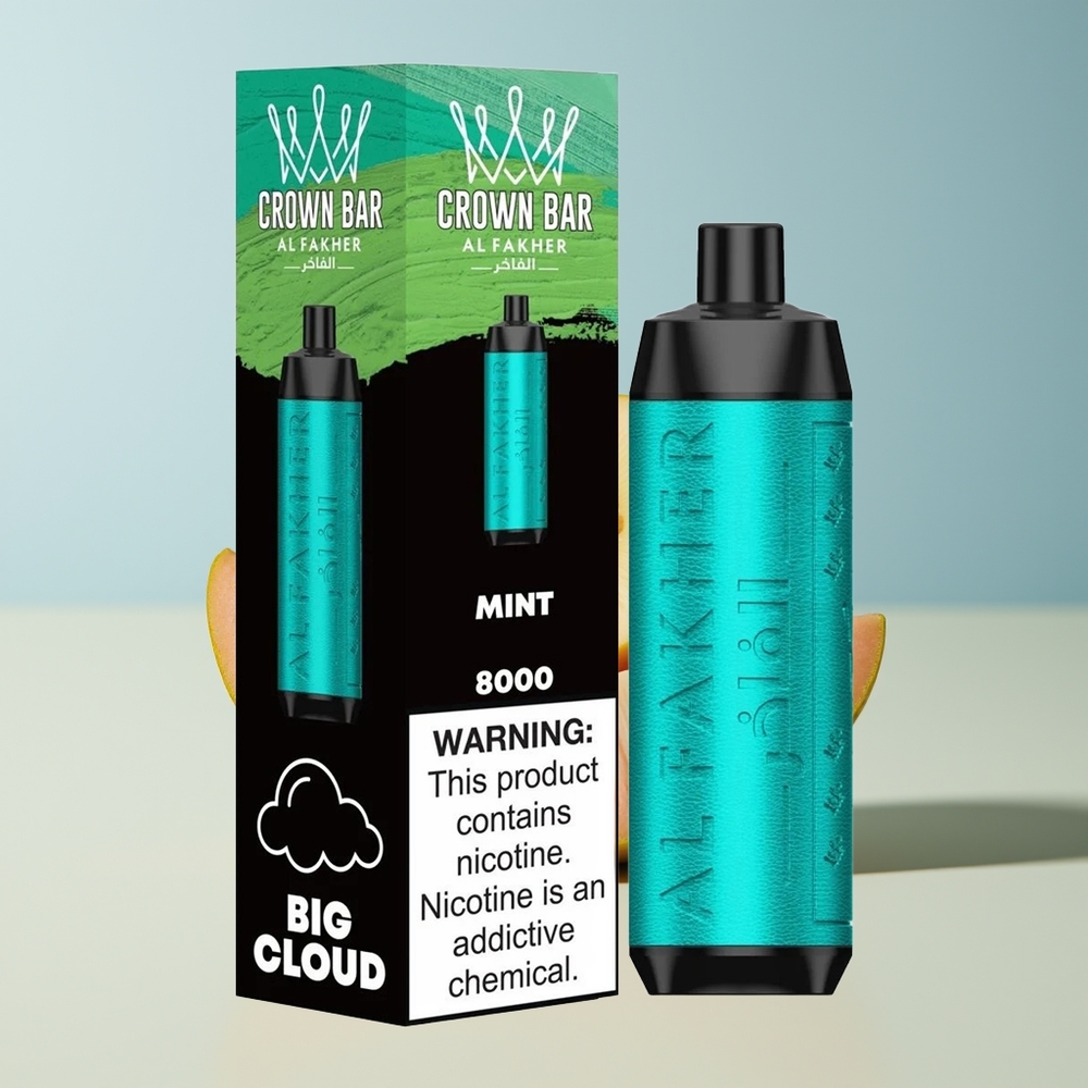 Veleprodaja Slovenija Al Fakher Crown Bar 8000 Meta 18ml USB Type-C