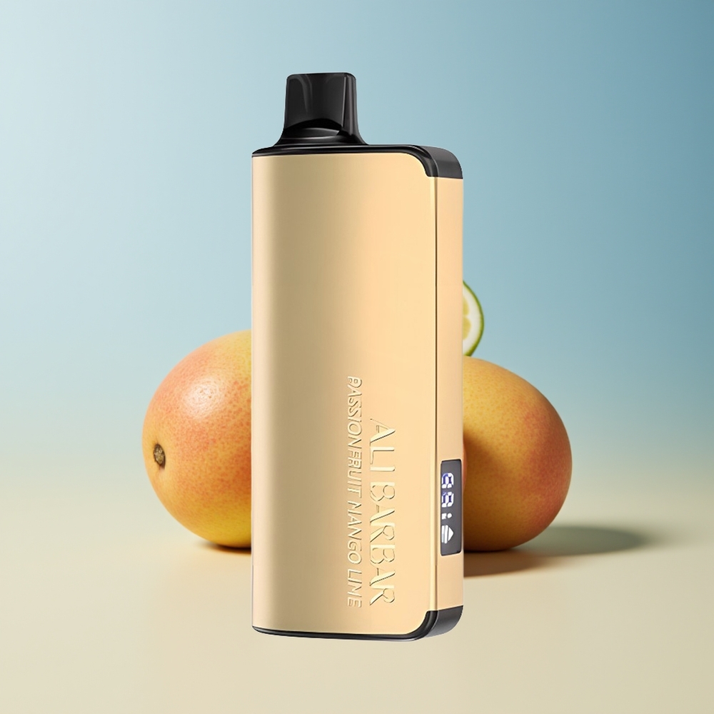 Veleprodaja Slovenija Alibarbar Ingot 9000 Puffs Pasijonka Mango Limeta 22ml LED