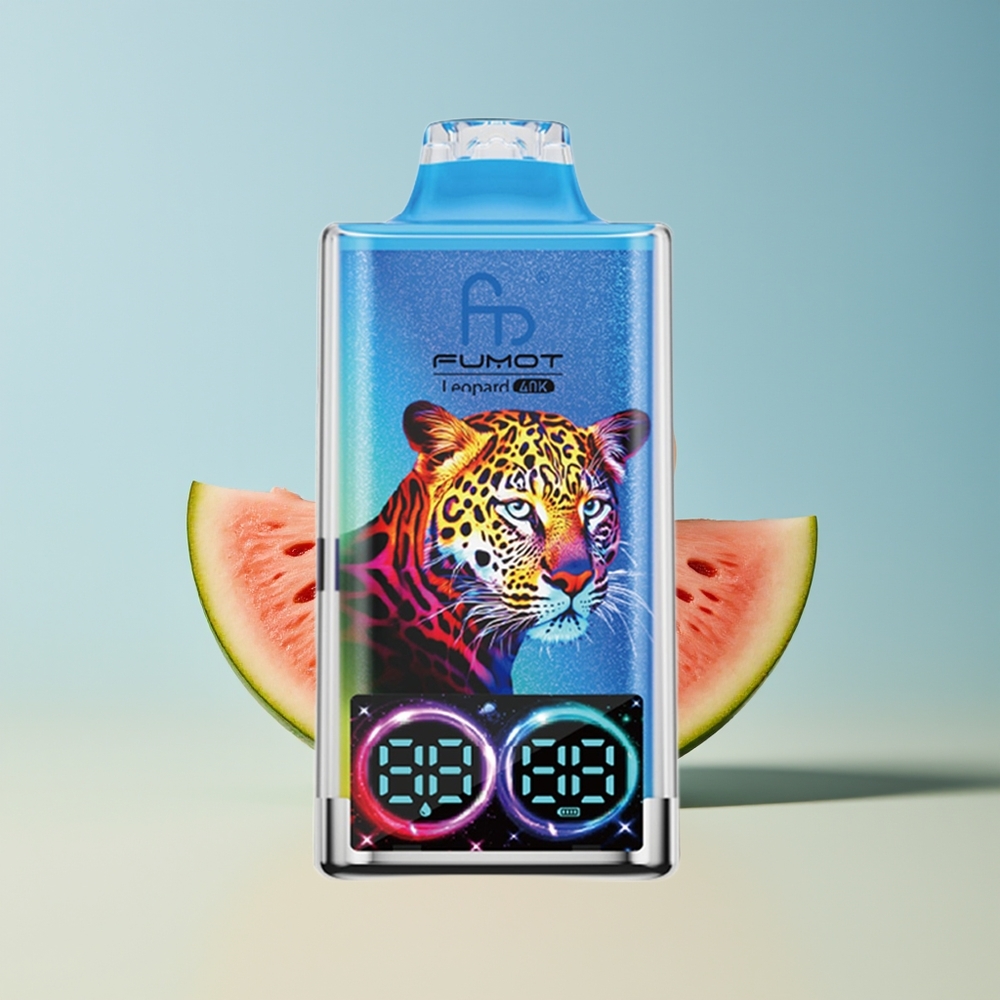 Veleprodaja Slovenija Fumot Leopard 40000 Pufov Vape Lubenica Bubblegum 5 Nicotine Dual Mesh