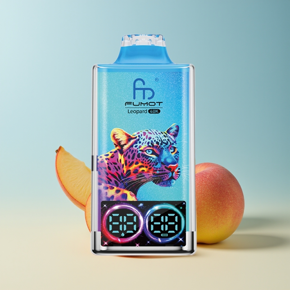 Veleprodaja Slovenija Fumot Leopard 40K Puffs Dual Mesh Peach Mango Ananas 5 Nicotine