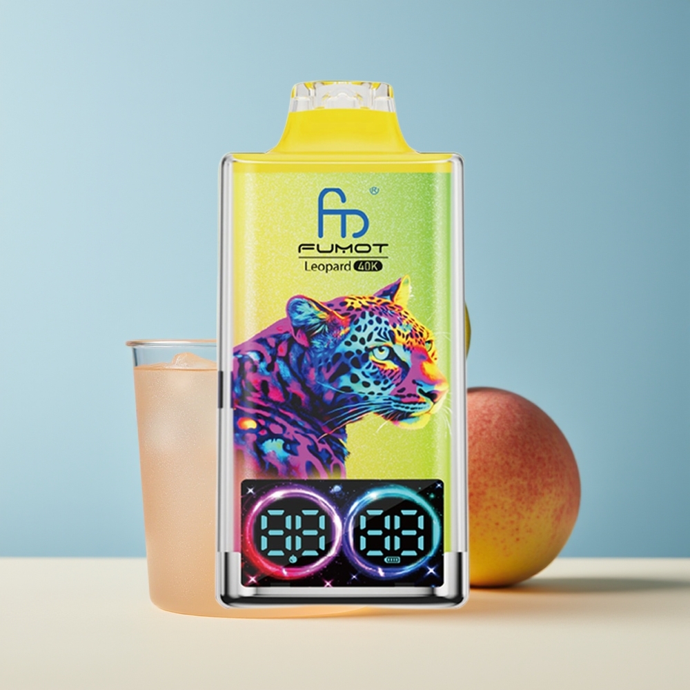 Veleprodaja Slovenija Fumot Leopard 40K Puffs Vape Rožnati Limonada Dual Mesh Type-C Charging