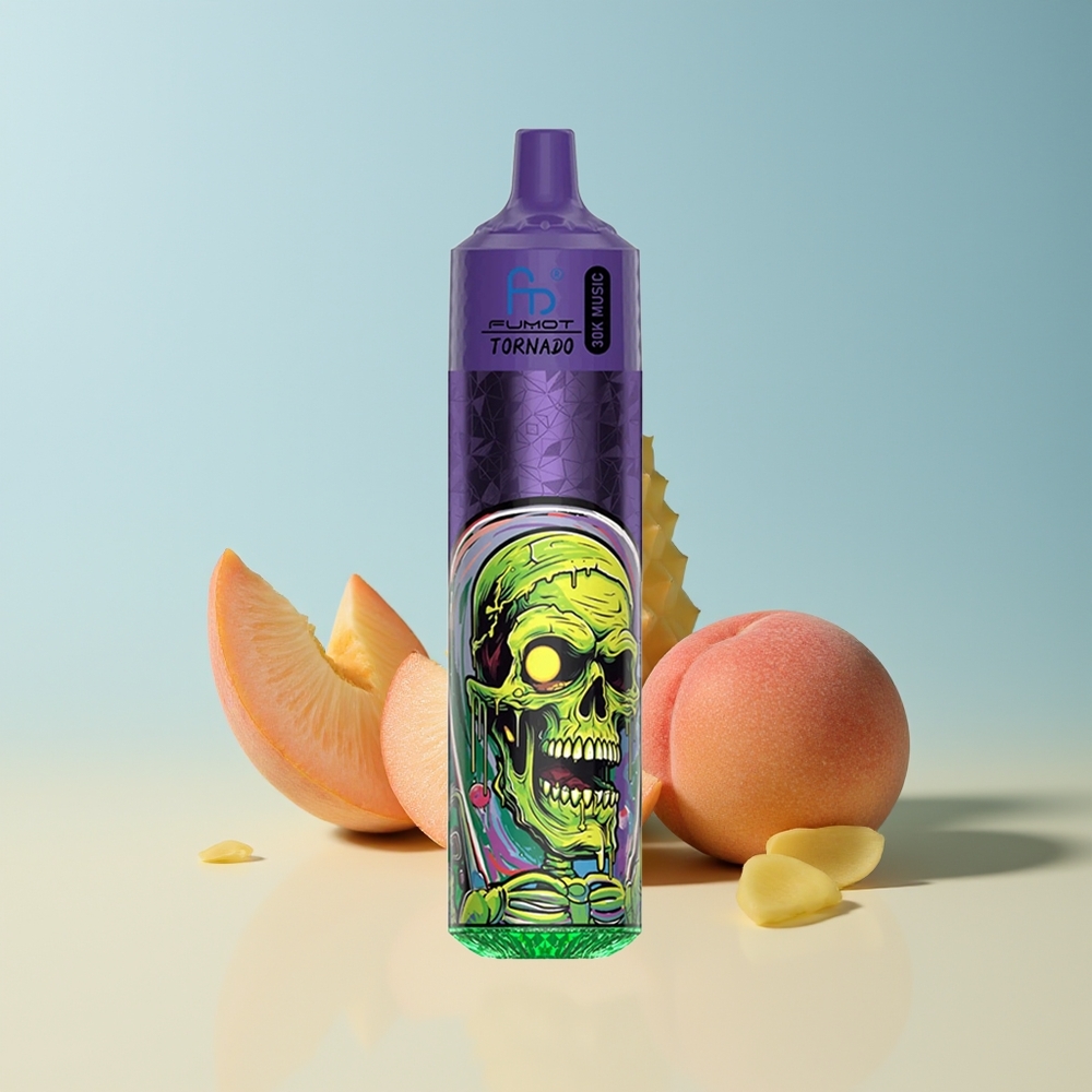 Veleprodaja Slovenija Fumot RandM Tornado 30000 Puffov Breskva Mango Ananas 30mL LED