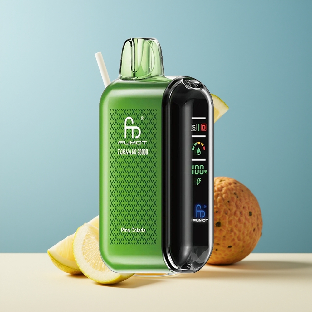 Veleprodaja Slovenija Fumot Tornado 20000 Pihov Dual Mesh Coil Pina Kolada Smart Display