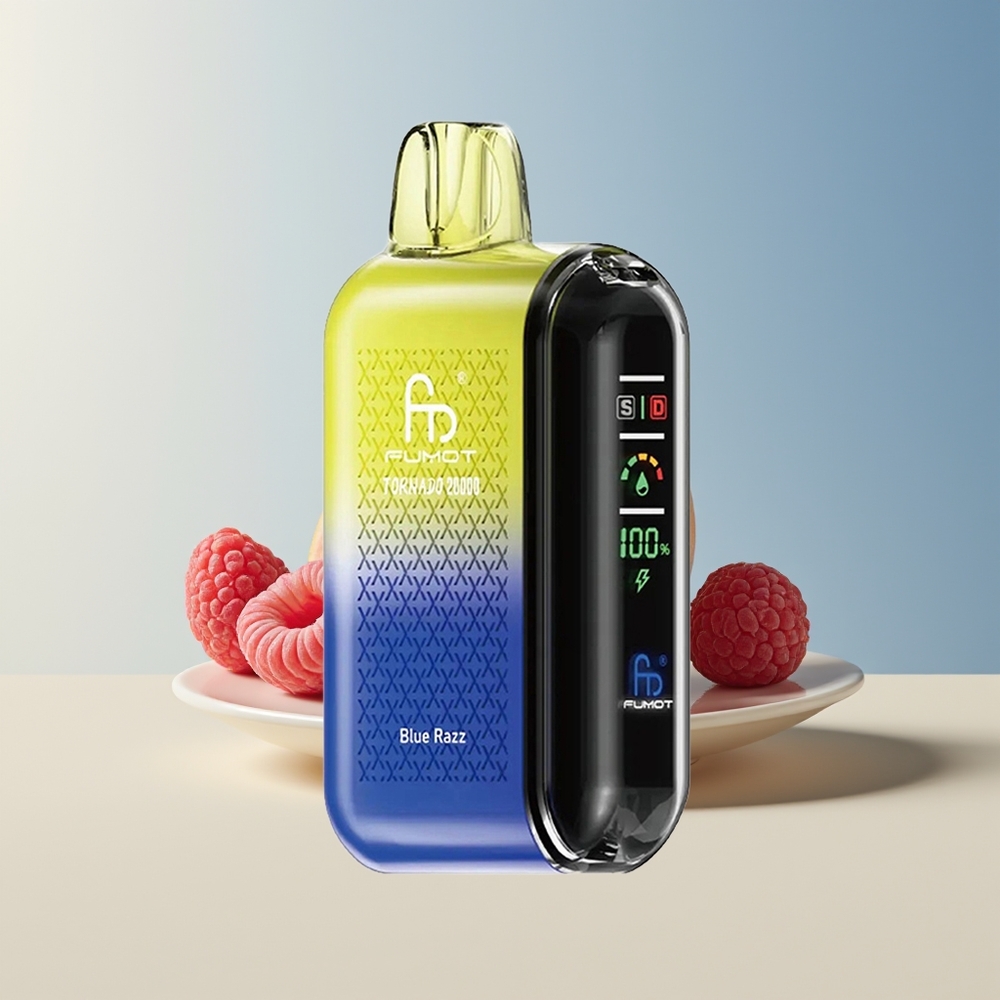 Veleprodaja Slovenija Fumot Tornado 20000 Puffs Dual Mesh Coil Modra Malina Smart Display