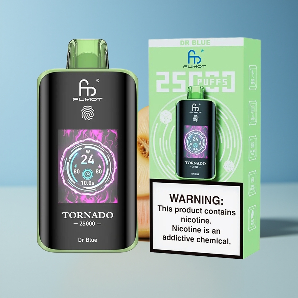 Veleprodaja Slovenija Fumot Tornado 25000 Pihov Modri Doktor 20ml 700mAh