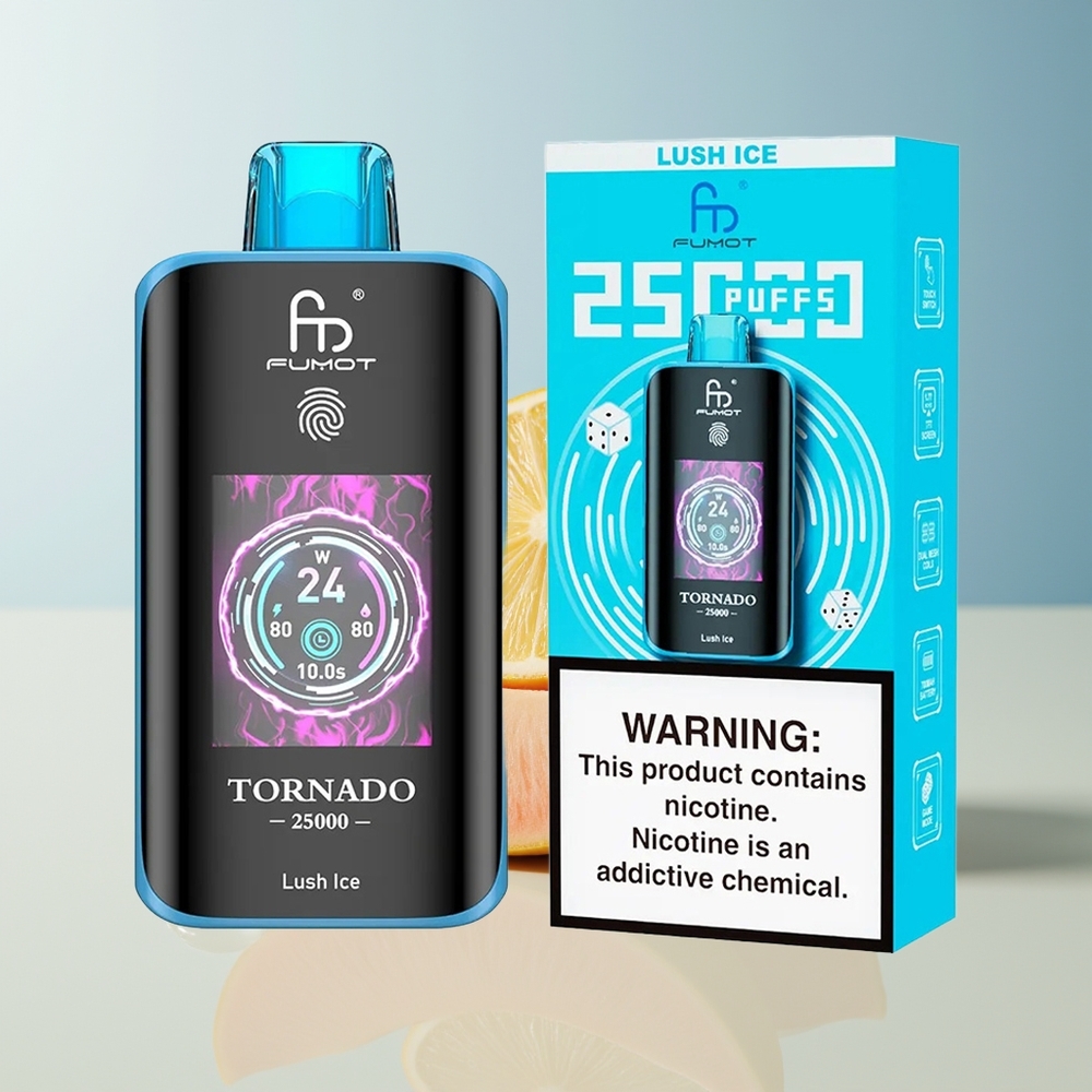 Veleprodaja Slovenija Fumot Tornado 25000 Pofov Lush Ice 700mAh 20ml