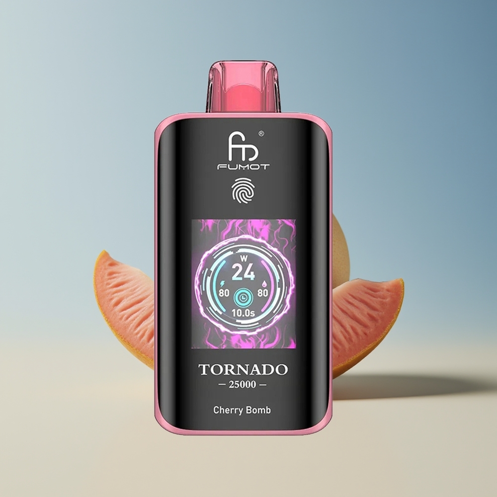 Veleprodaja Slovenija Fumot Tornado 25000 Puff Češnjev Bomba 20ml Type-C