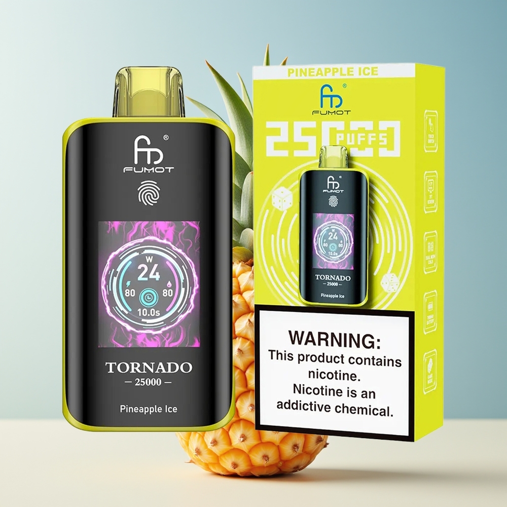 Veleprodaja Slovenija Fumot Tornado 25000 Puffov Ananas Led 700mAh 20ml
