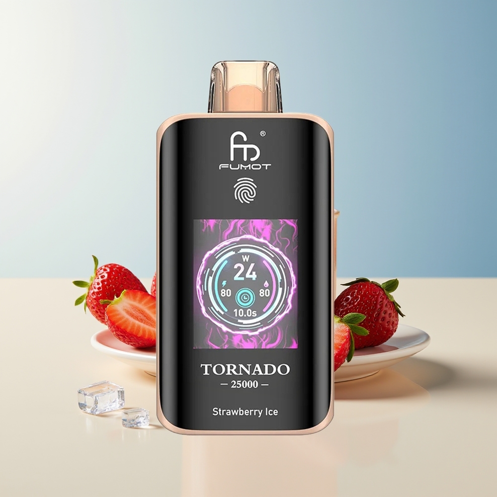 Veleprodaja Slovenija Fumot Tornado 25000 Puffov Jagoda Led 20ml 700mAh