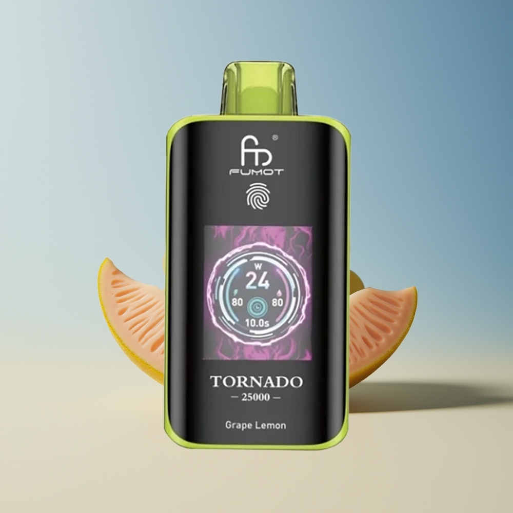 Veleprodaja Slovenija Fumot Tornado 25000 Puffs Grozdje Limona 20ml 700mAh