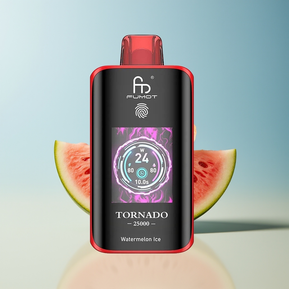 Veleprodaja Slovenija Fumot Tornado 25000 Puffs Lubenica Led 20ml 700mAh
