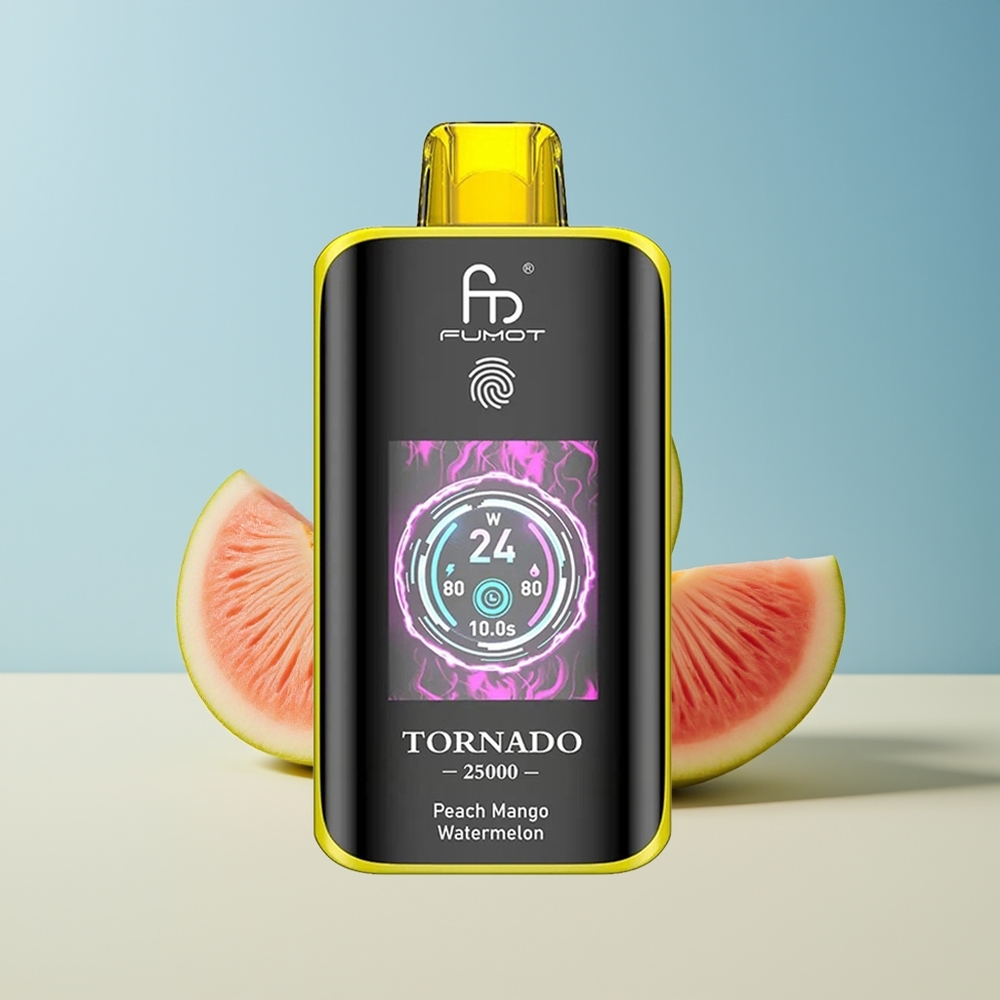 Veleprodaja Slovenija Fumot Tornado 25000 Pufi Breskva Mango Lubenica 700mAh 20ml