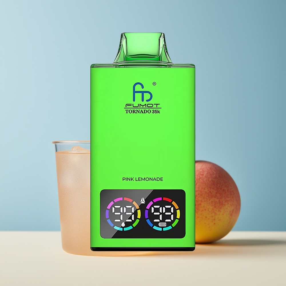 Veleprodaja Slovenija Fumot Tornado 35000 Vape Roza Limonada Dual Mesh Coil 15ml E-juice