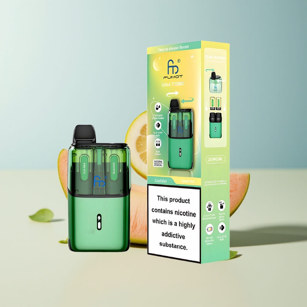 Veleprodaja Slovenija Fumot Ultra T32000 32000 Puffov Hladna Meta - Pikantna Meta 800mAh