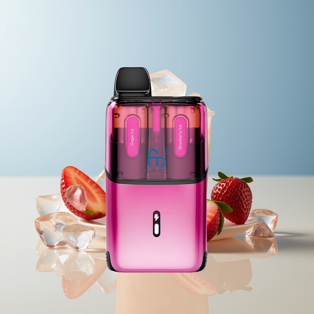 Veleprodaja Slovenija Fumot Ultra T32000 32000 ponovnih polnjenj Grozdni led - Jagodni led 800mAh 24ml