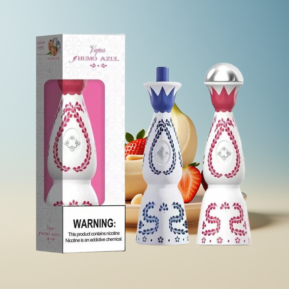 Veleprodaja Slovenija HUMO Azul 15000 Puffs Jagoda Banana 20mL 5 Nikotin