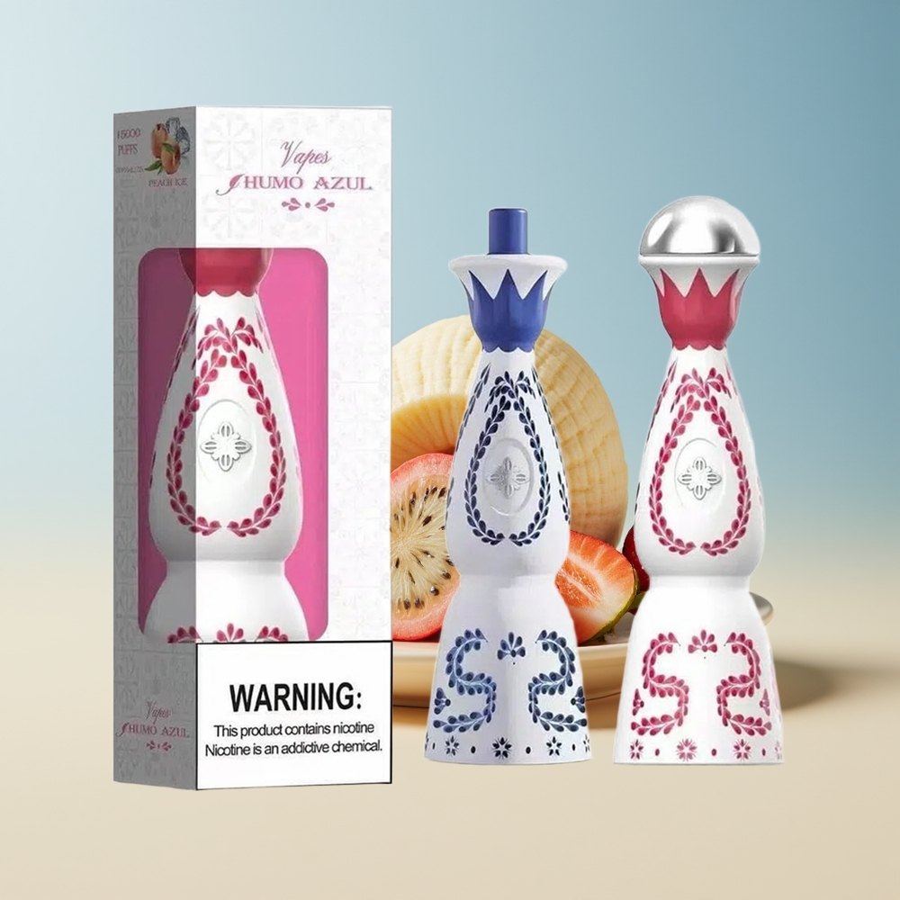 Veleprodaja Slovenija HUMO Azul 15000 Puffs Jagoda Banana Zmajev Sadje 20mL 5 Nikotin