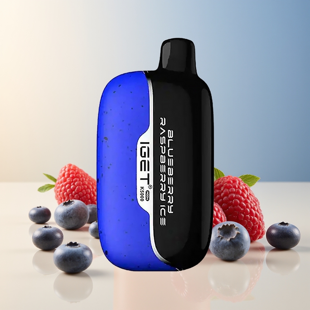 Veleprodaja Slovenija IGET Moon K5000 5000 Puff Borovnica Malina Led PC Material