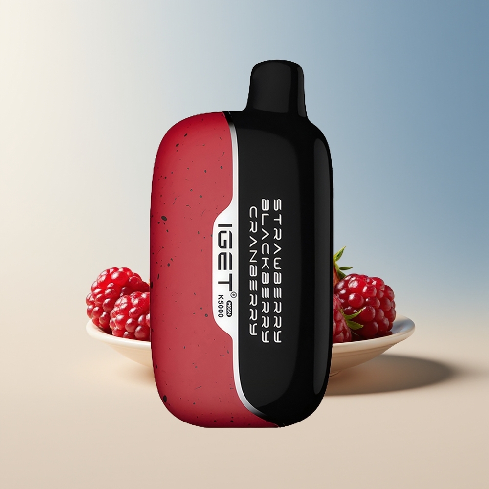 Veleprodaja Slovenija IGET Moon K5000 5000 Puffs Jagoda Robida Brusnica 135 Ohm Mesh